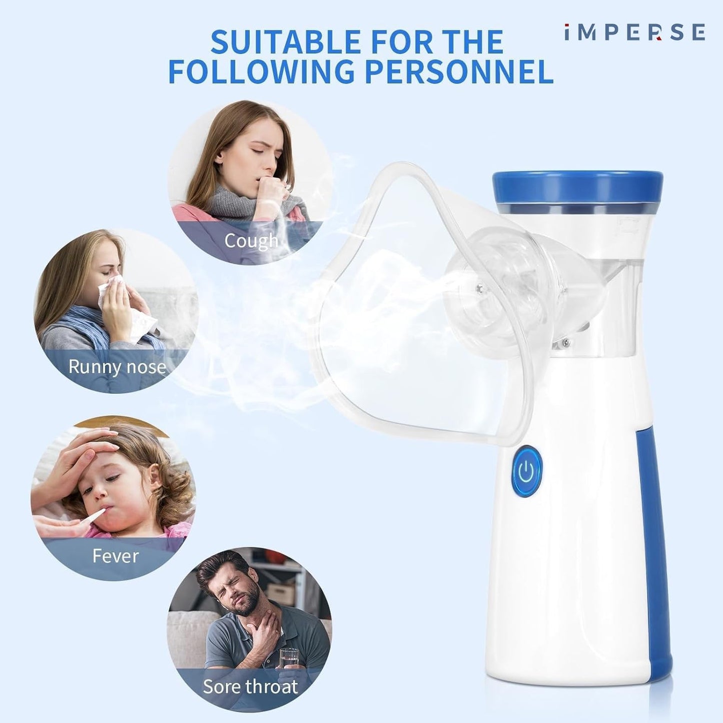 HEALTHNYST Portable Nebulizer for Kids