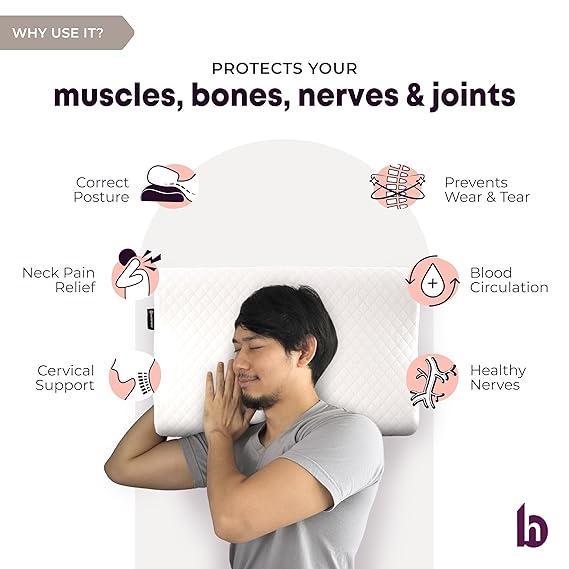 HEALTHNYST Memory Foam Pillow
