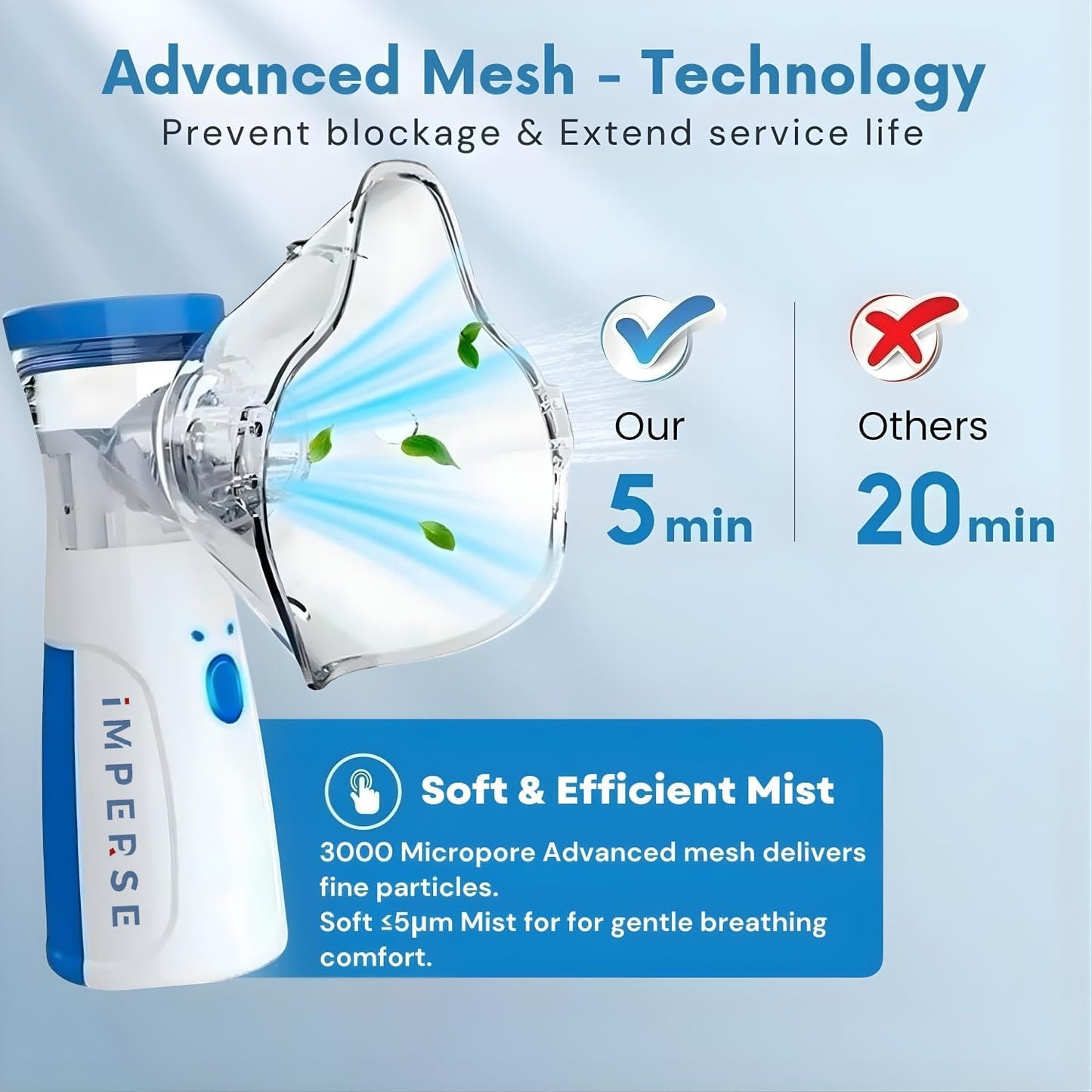 HEALTHNYST Portable Nebulizer for Kids
