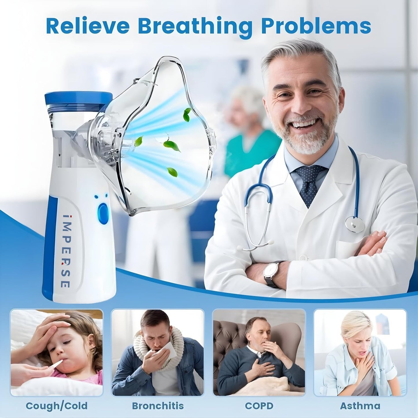 HEALTHNYST Portable Nebulizer for Kids
